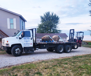 Stone, gravel, mulch delivery services in Indiana